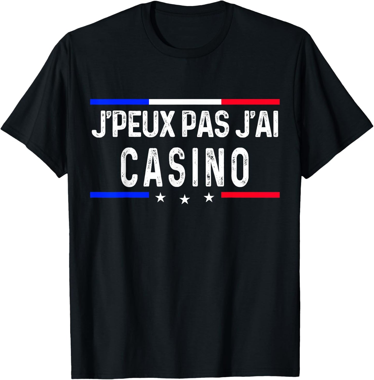 I Can't Have Casino , Black, S T-Shirt - T-Shirt | Black