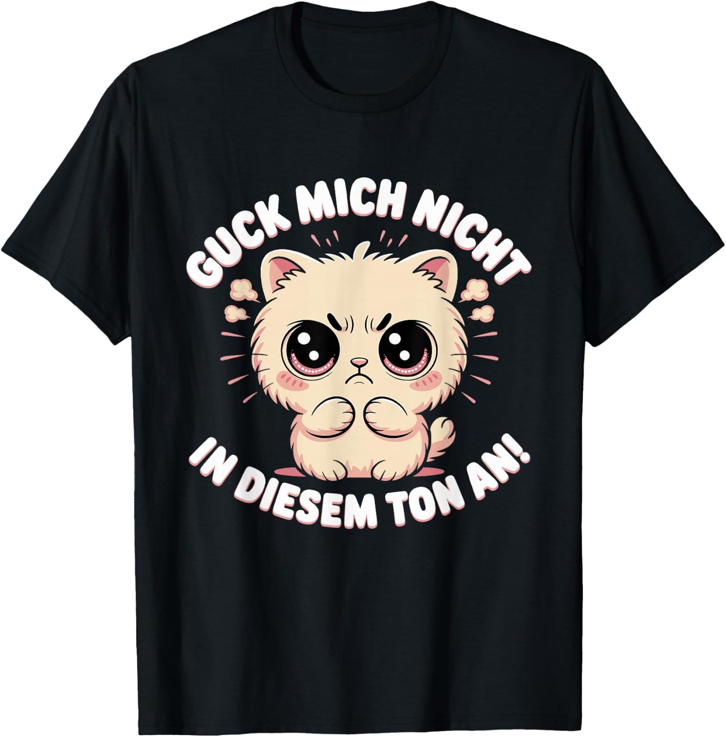 Guck Mich Nicht In Diesem Ton An Lustige Sprüche Sarkasmus T-Shirt - T-Shirt | Black