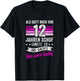 12. Geburtstag als Gott mich vor 12 Jahren schuf grinste er T-Shirt - T-Shirt | Black