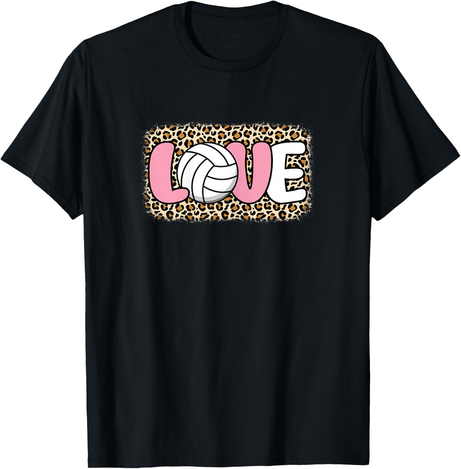 Love Volleyball Cute Volleyball Player Women Girls T-Shirt - T-Shirt | Black