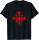 Knights Templar Cross, Seal of Soldiers T-Shirt - T-Shirt | Black