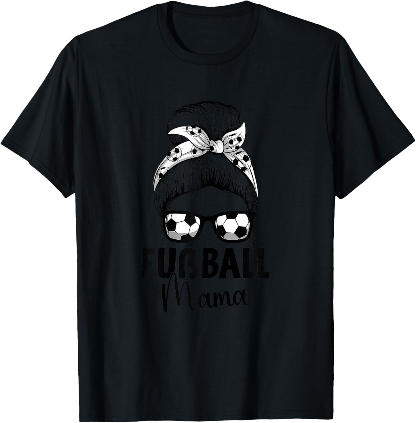 Football Mama Women's T-Shirt - T-Shirt | Black