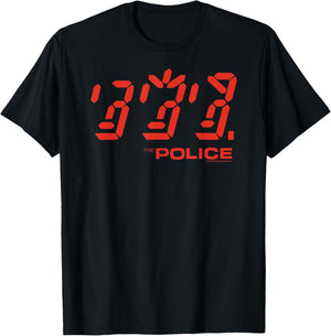 The Police Ghost Icon Rock Music Band , black T-Shirt - T-Shirt | Black