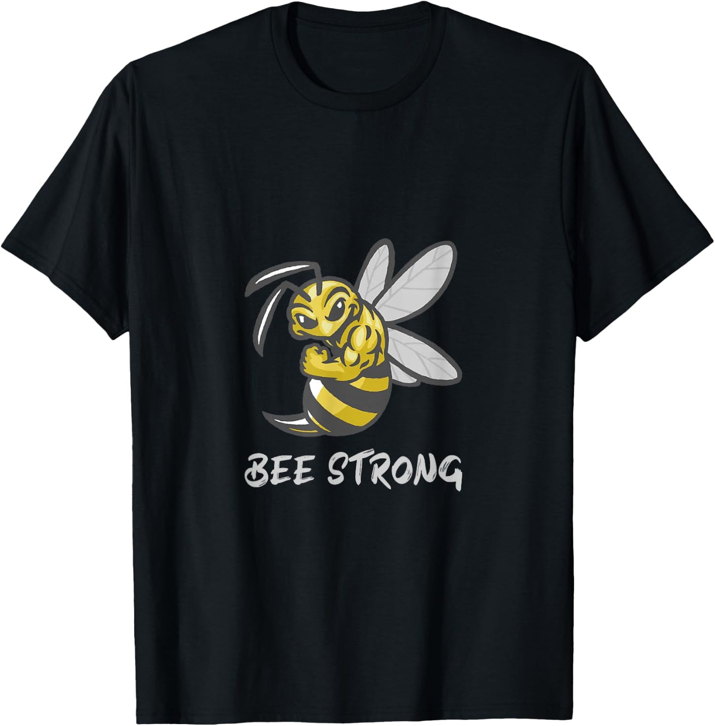 Bee Strong T-Shirt - T-Shirt | Black