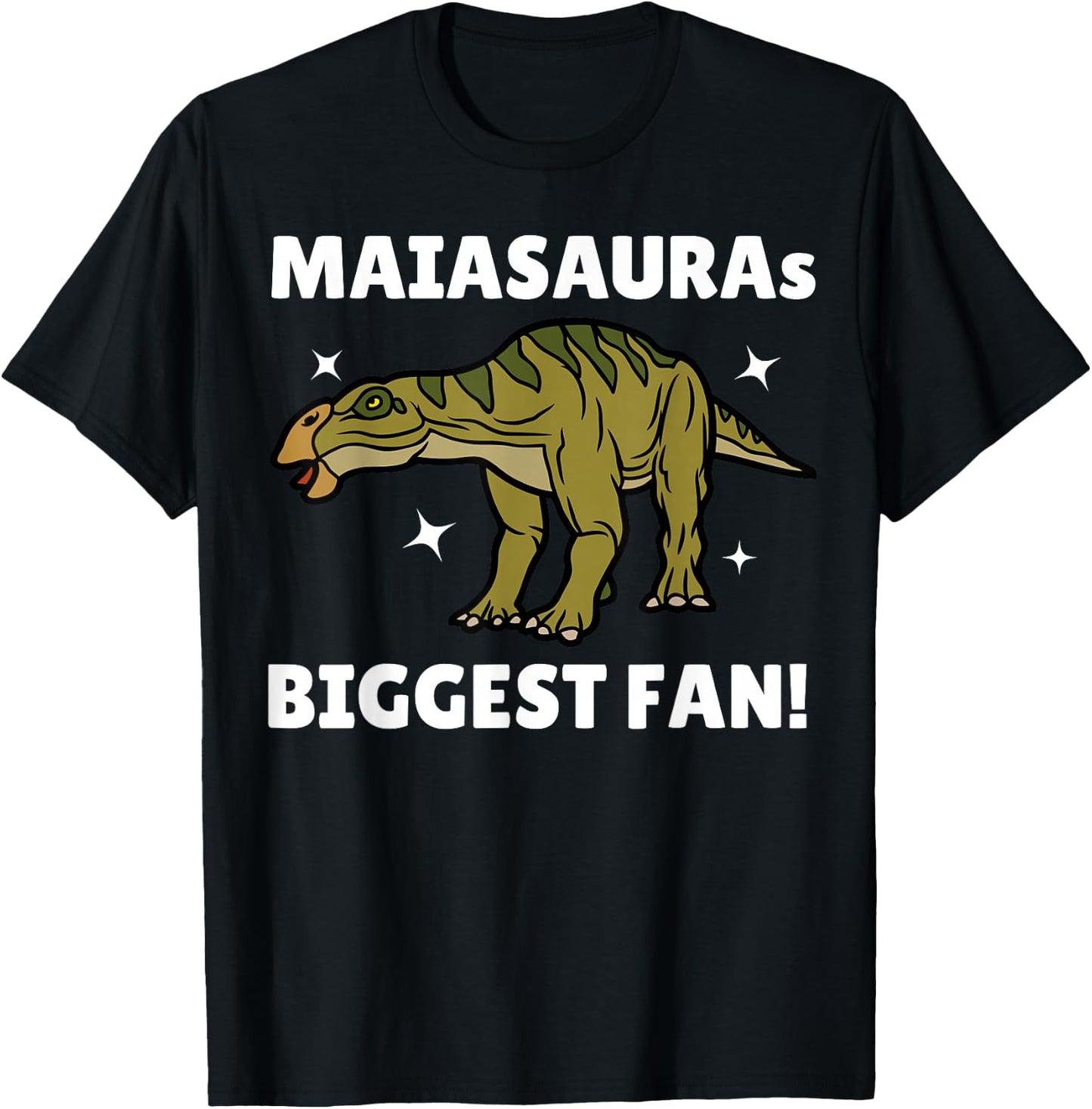 Funny Maiasaura T-Shirt - T-Shirt | Black