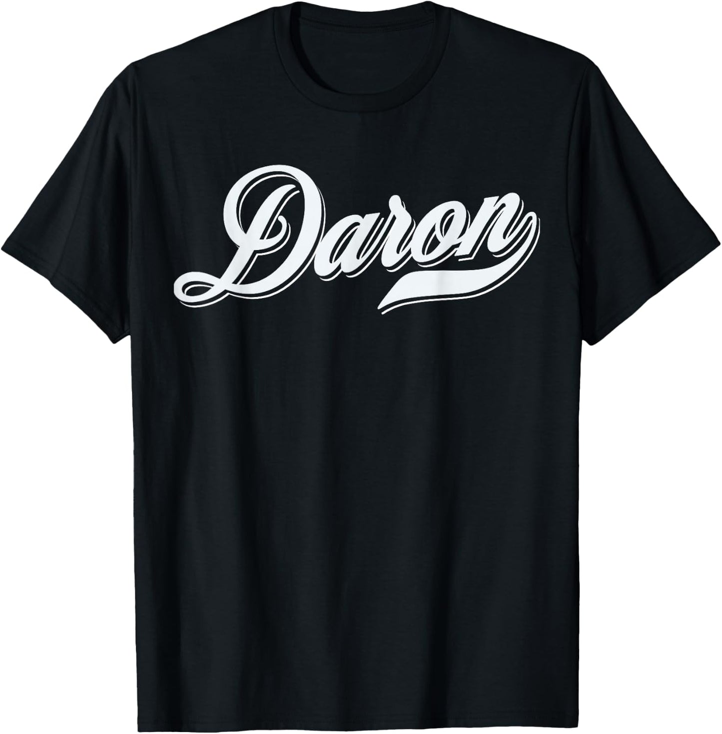 Man Boys Funny Gift Humour Name For Daron , Black, S T-Shirt - T-Shirt | Black