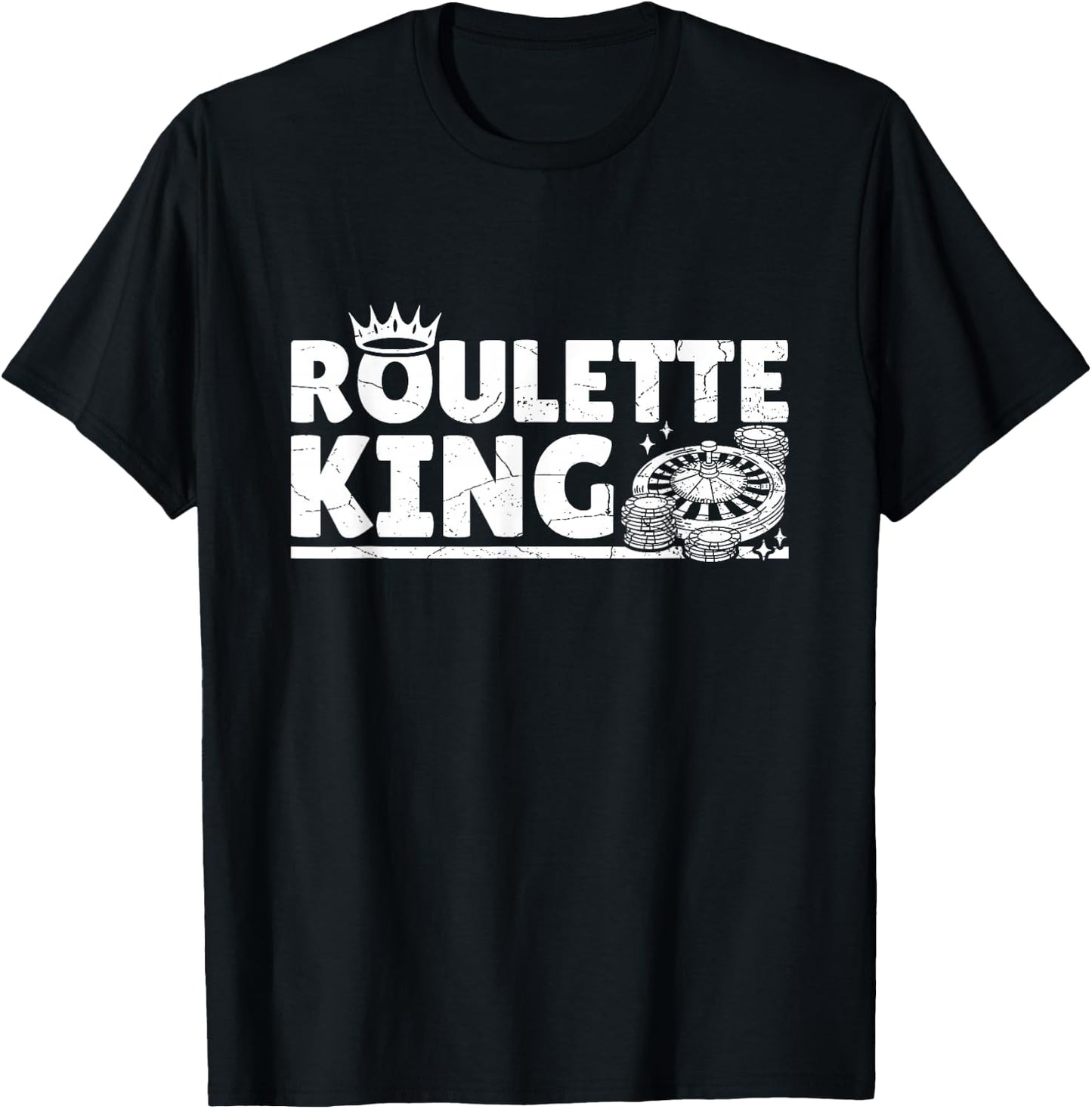 Roulette King Design for a Roulette fan T-Shirt - T-Shirt | Black