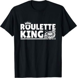 Roulette King Design for a Roulette fan T-Shirt - T-Shirt | Black