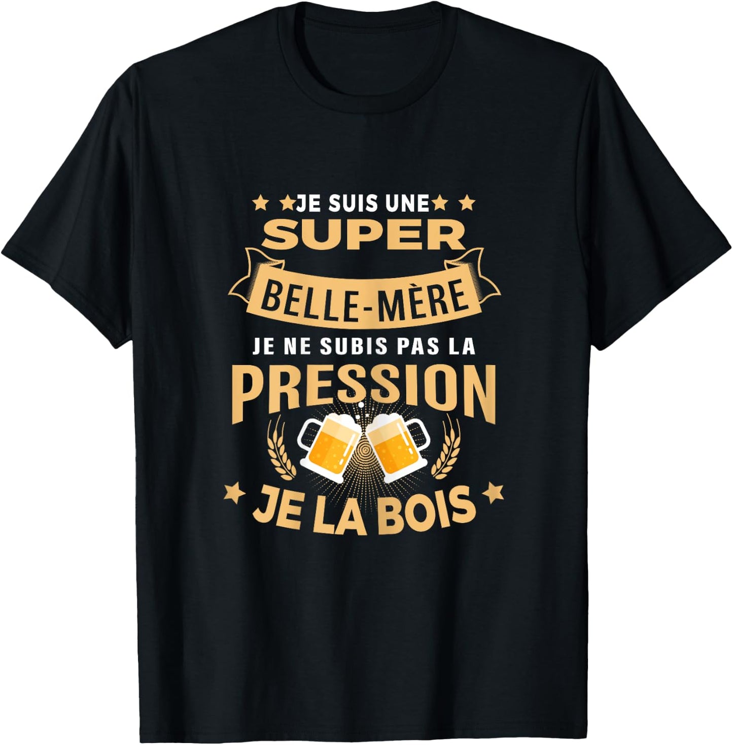 Super Stepmother I am not under pressure humor Stepmother T-Shirt - T-Shirt | Black