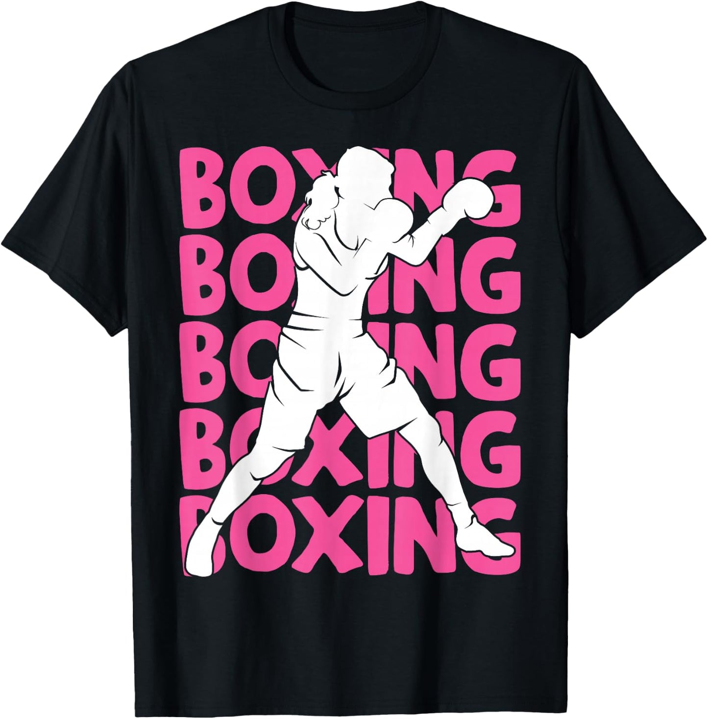 Boxing Boxer Girls Children Women T-Shirt - T-Shirt | Black