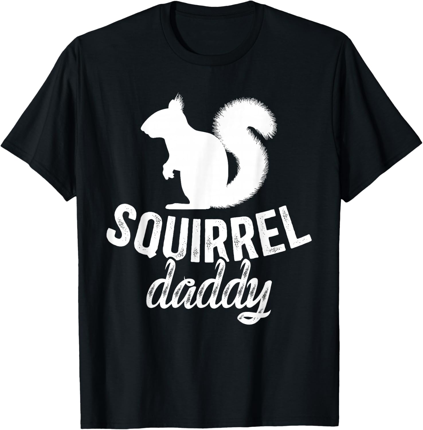 Squirrel Daddy Squirrel Owner Squirrel Dad Squirrel Father T-Shirt - T-Shirt | Black