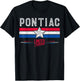 Pontiac Retro Vintage Shirt Gift Women Men Kids T-Shirt - T-Shirt | Black