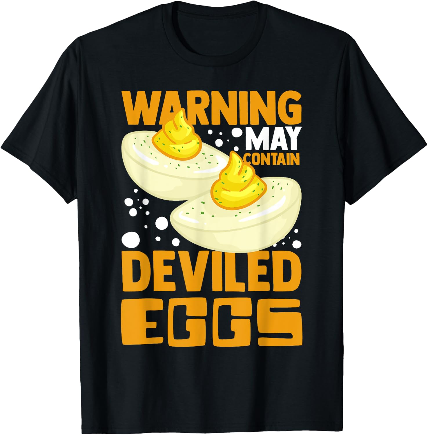 Deviled Egg Food Funny Recipe Meal T-Shirt - T-Shirt | Black