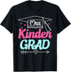 Kindergarten Graduation Girls Kids Toddler Miss Kinder Grad T-Shirt - T-Shirt | Black