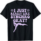 Synchro Synchronized Swimming T-Shirt - T-Shirt | Black
