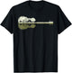 Nature Guitar - Musician - Rock - Acoustic Guitar Forest , Black T-Shirt - T-Shirt | Black