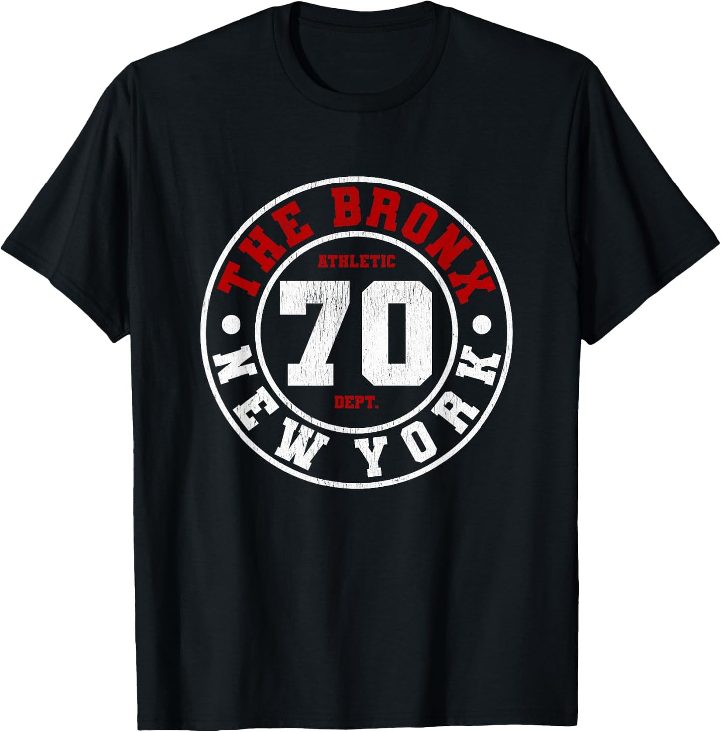 New York The Bronx 70 born in 1970 T-Shirt - T-Shirt | Black