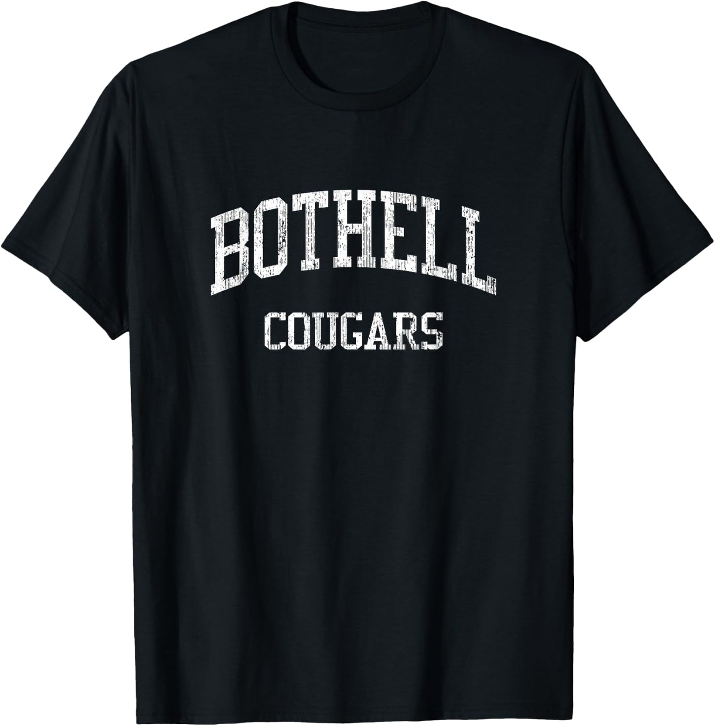 Bothell High School HS Bothell WA Vintage Sports T-Shirt - T-Shirt | Black
