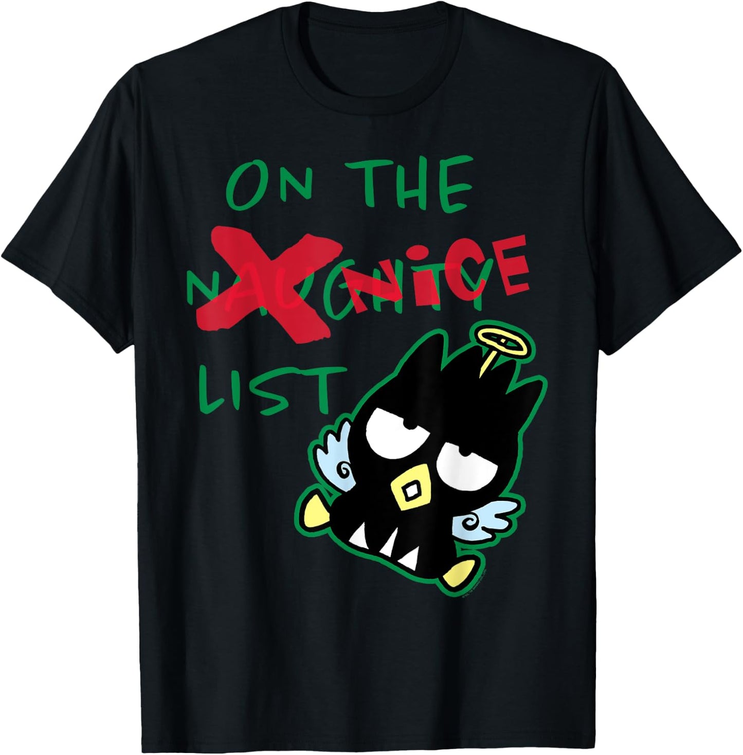Badtz - Maru On The Nice List Shirt T-Shirt - T-Shirt | Black