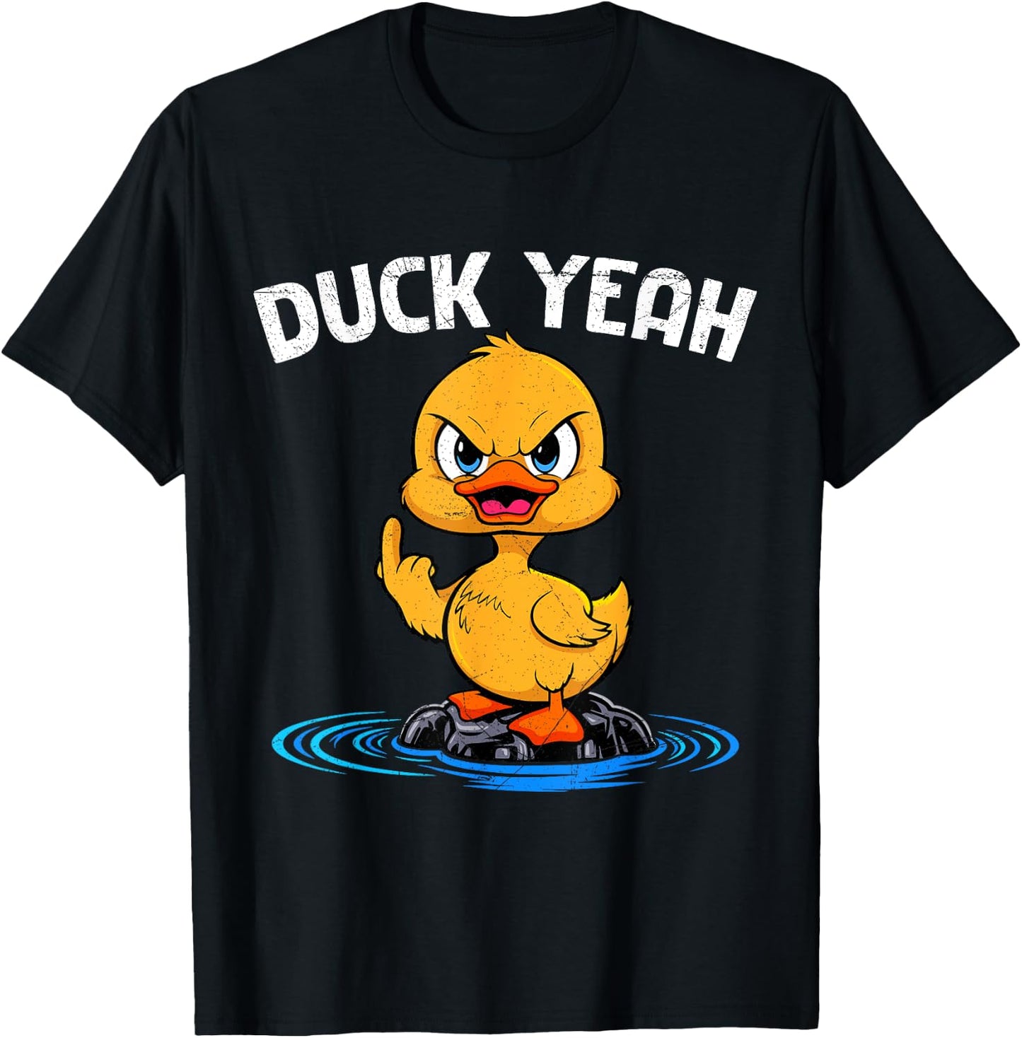 Carnival Ducks DUCK YEAH Funny Carnival Duck Costume T-Shirt - T-Shirt | Black