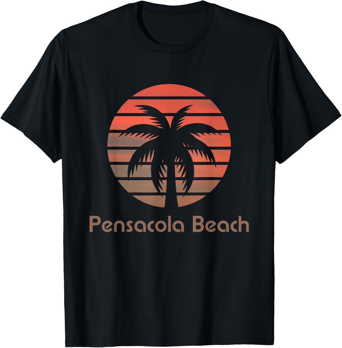 Pensacola Beach Florida T-Shirt - T-Shirt | Black