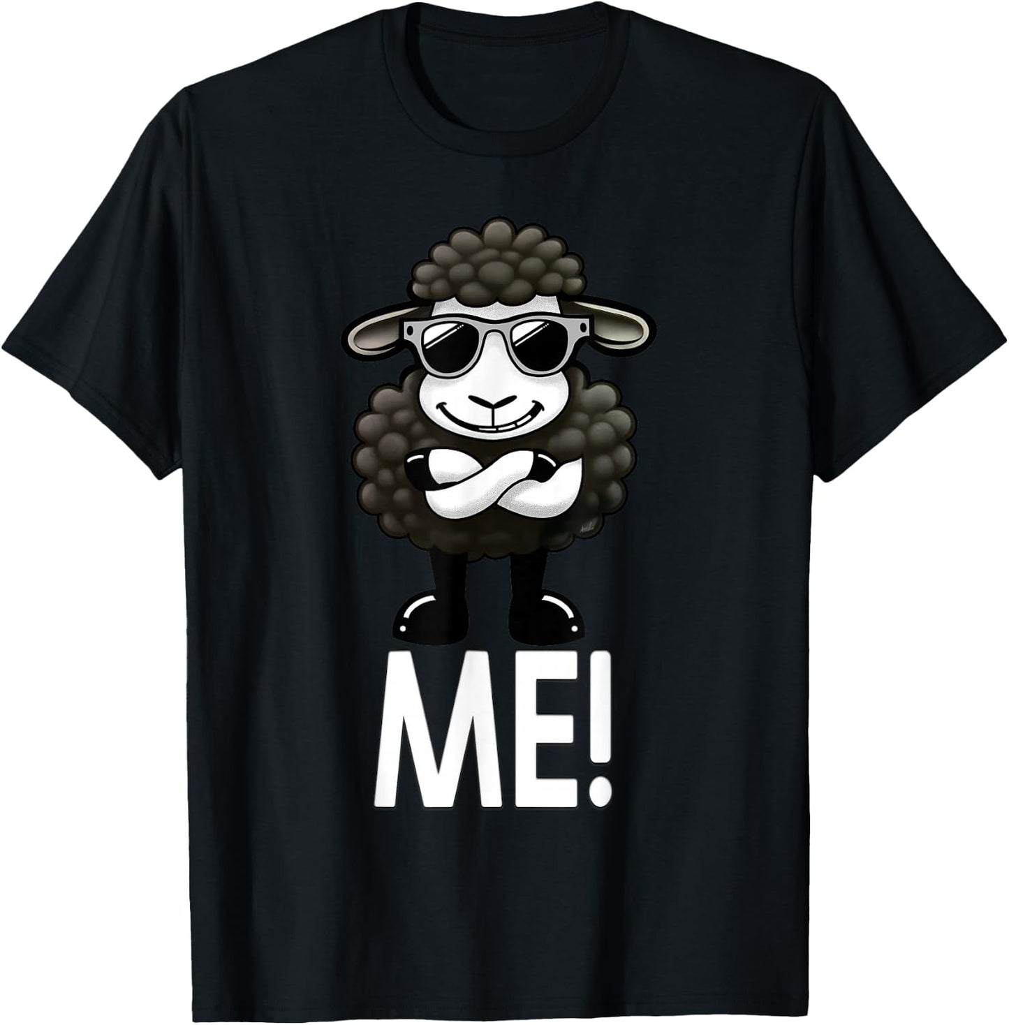 Me - Black Sheep: Proudly Unique. Black Sheep of the Family. T-Shirt - T-Shirt | Black