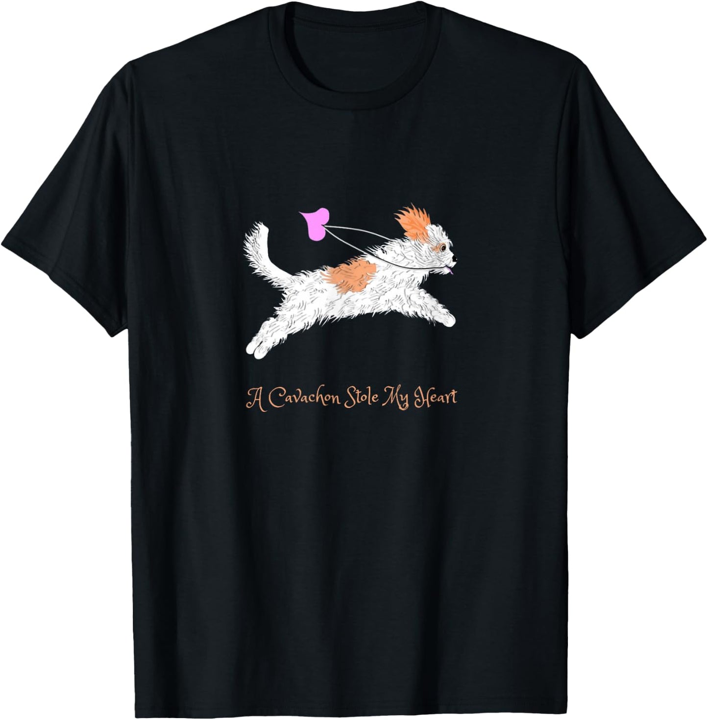 Cavachon Dog Owner Themed Gift Mum Dad Child Gifts T-Shirt - T-Shirt | Black