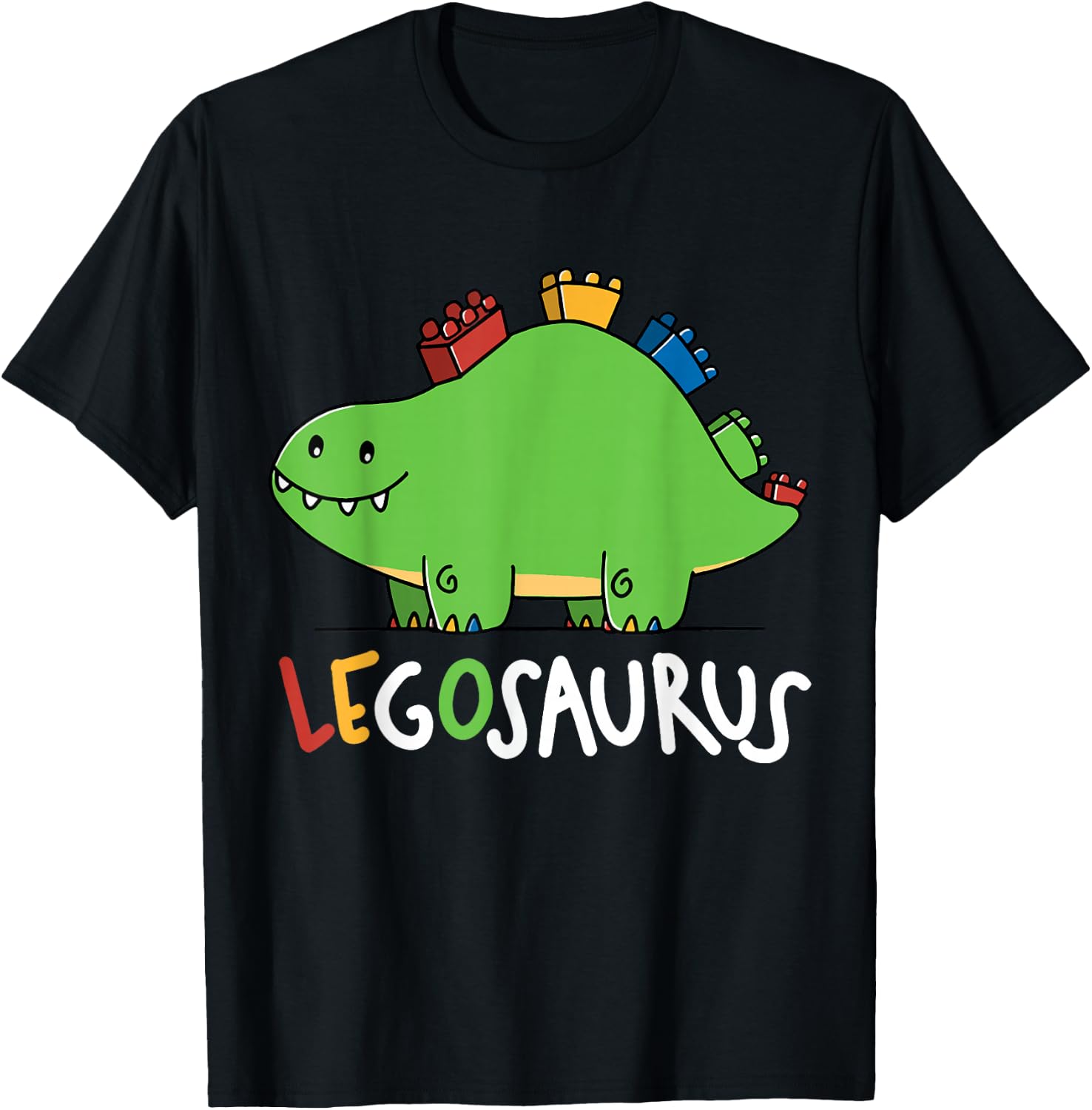 Legosaurus Legos Saurus , black T-Shirt - T-Shirt | Black