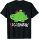 Legosaurus Legos Saurus , black T-Shirt - T-Shirt | Black