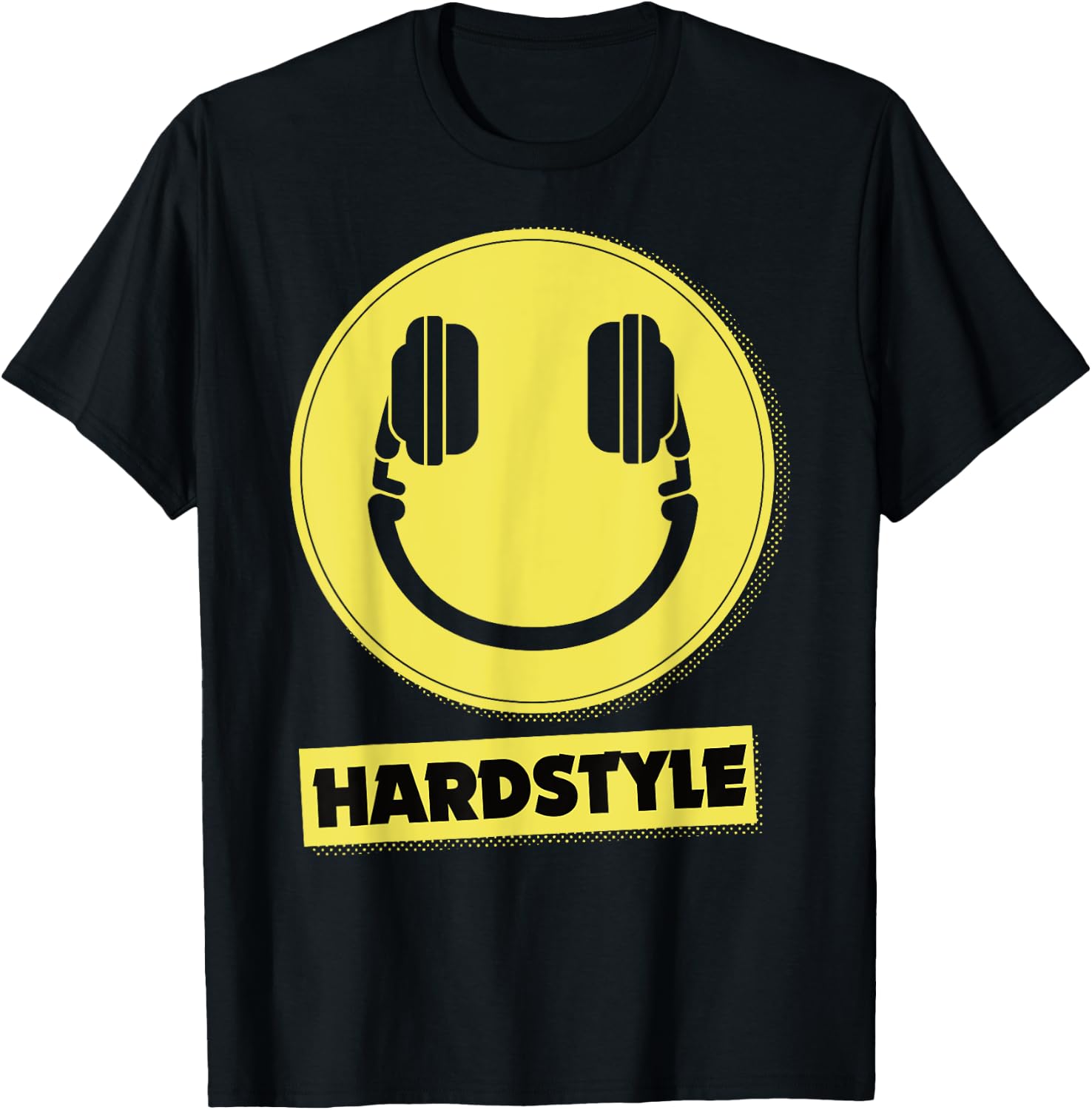 Techno Rave Hardstyle Merch for Festival/Party Hardstyle , Black, S T-Shirt - T-Shirt | Black