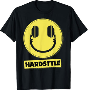 Techno Rave Hardstyle Merch for Festival/Party Hardstyle , Black, S T-Shirt - T-Shirt | Black