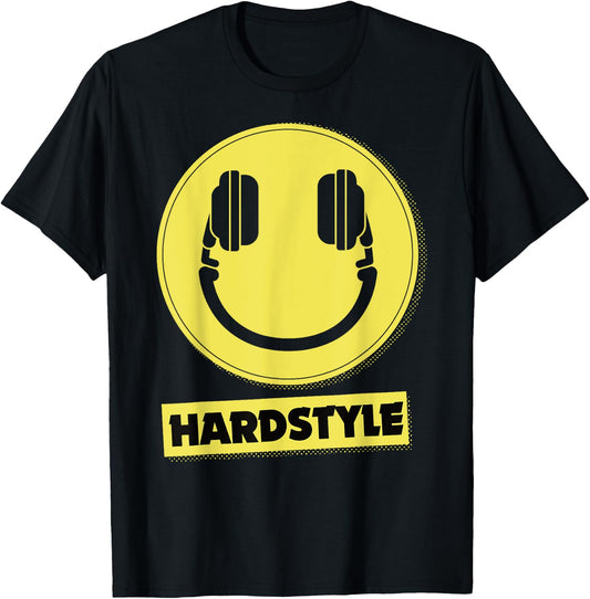 Techno Rave Hardstyle Merch for Festival/Party Hardstyle , Black, S T-Shirt - T-Shirt | Black