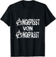 Angepisst von Angepasst Rebel Punk Be Different Anarchy , black T-Shirt - T-Shirt | Black