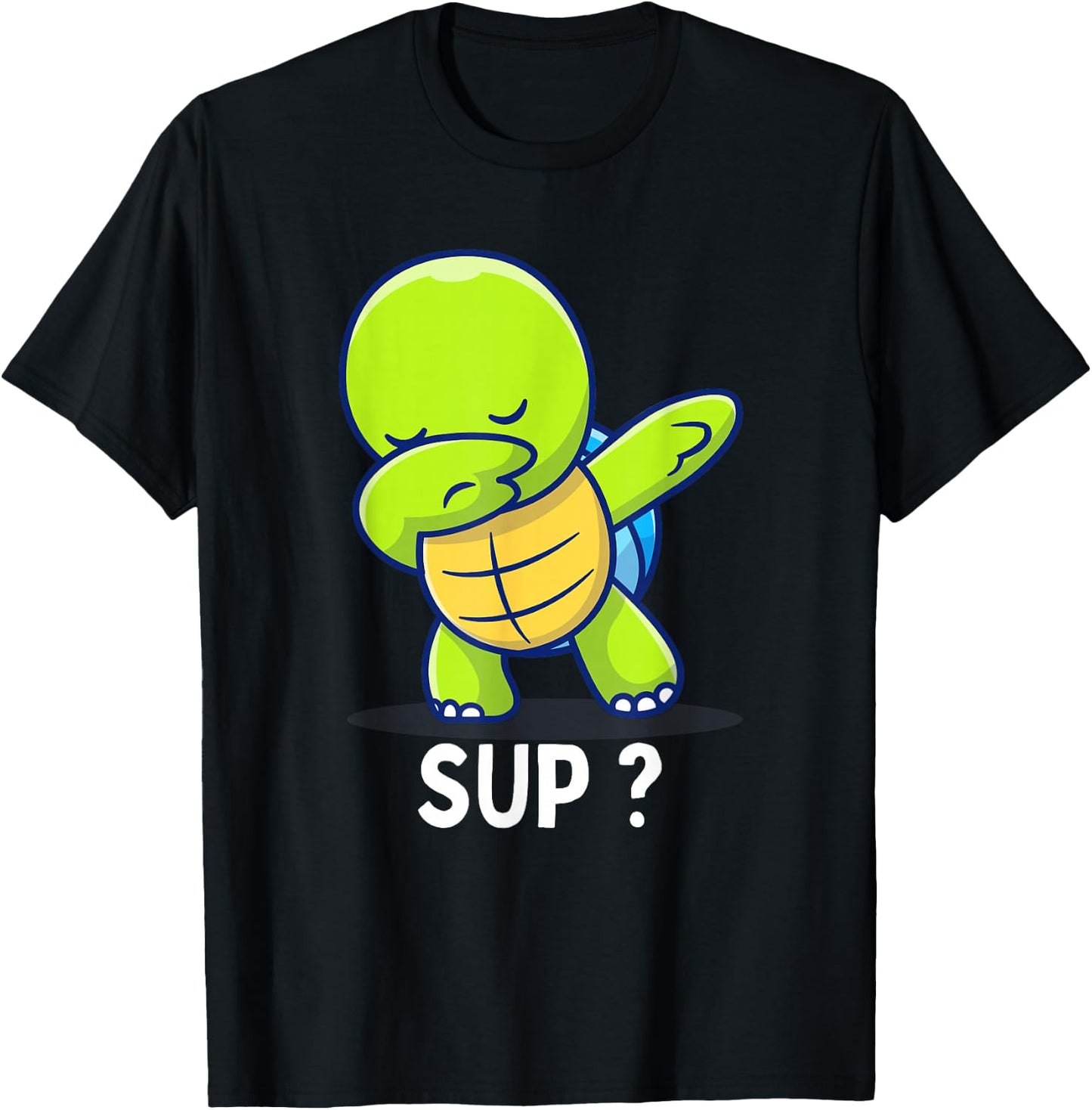 Dabbing Turtle T-Shirt - T-Shirt | Black