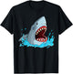Shark Shirt Kids Toddler Men Women Sharks Lover T-Shirt - T-Shirt | Black