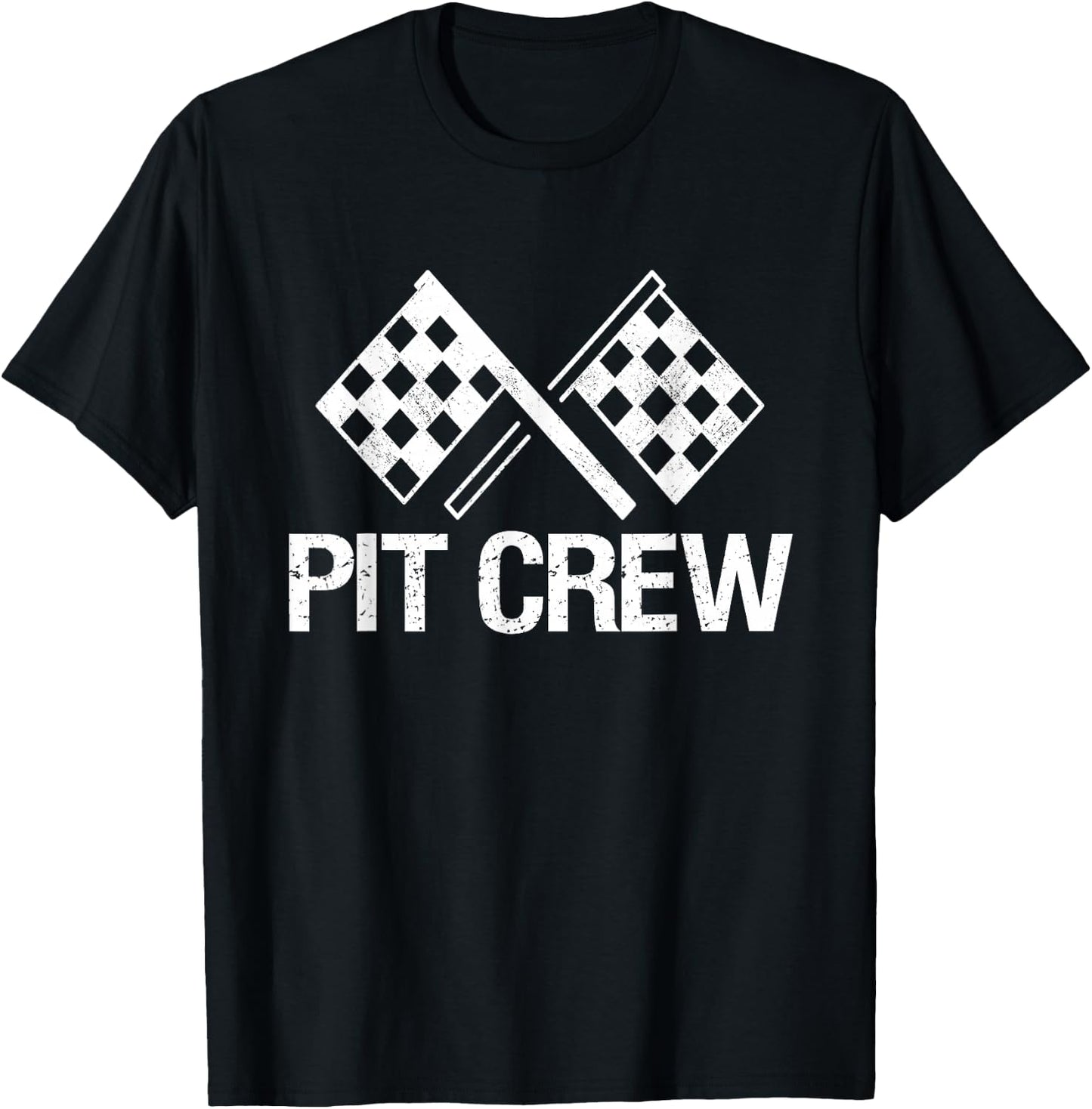 Pit Crew for Racing Car Parties Small T-Shirt - T-Shirt | Black