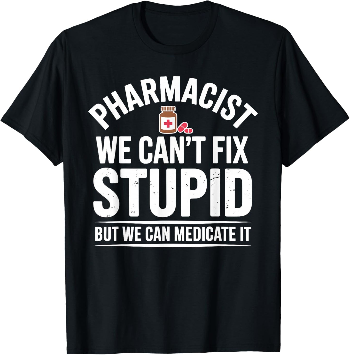 Cute Pharmacist Art Women School Pharmacy Student T-Shirt - T-Shirt | Black