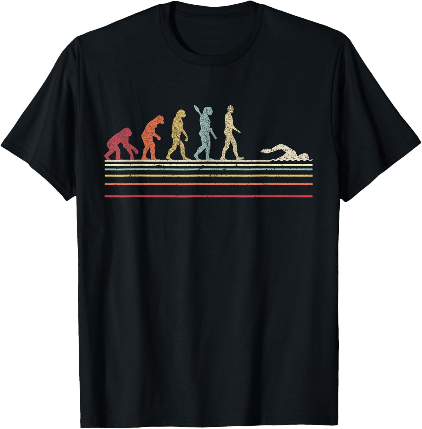 Natateurs Evolution Natation T-Shirt - T-Shirt | Black