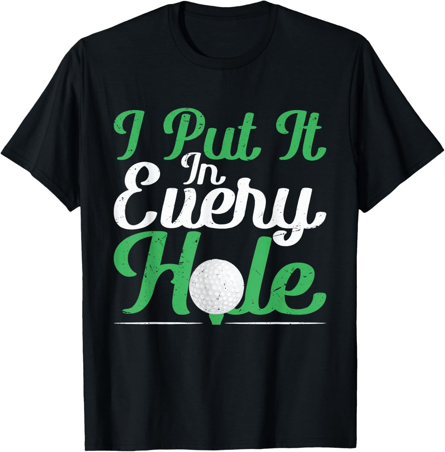 Golfer Golf Funny Golfing Adult Humor Men T-Shirt - T-Shirt | Black