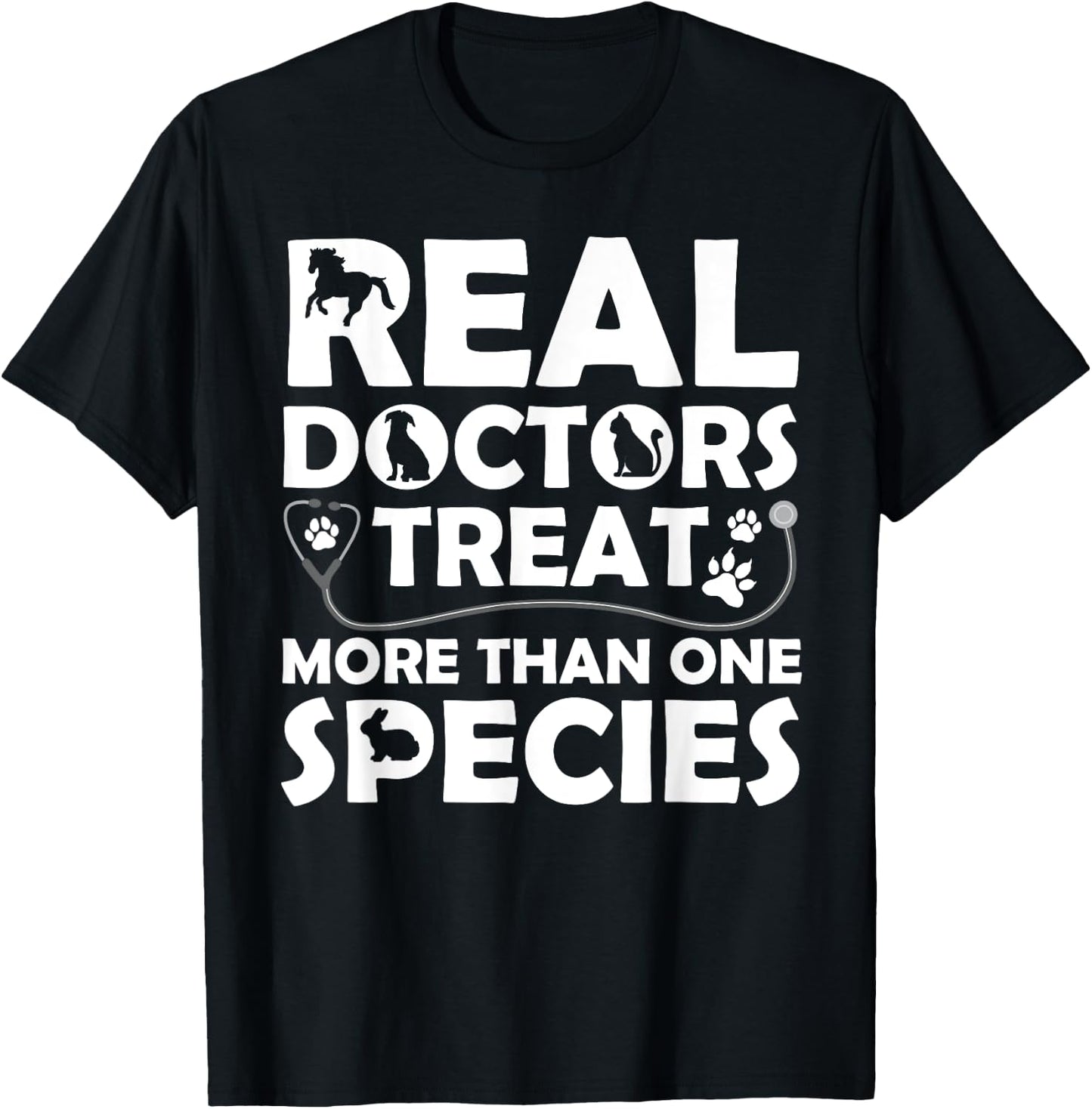 Cool Veterinarian Design Women Veterinary Pet Doctor T-Shirt - T-Shirt | Black