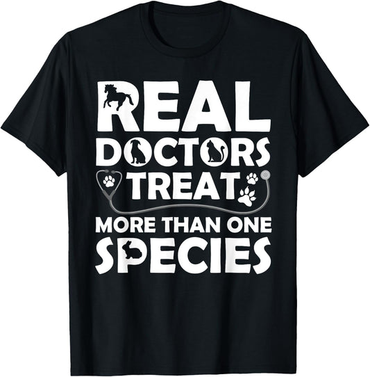 Cool Veterinarian Design Women Veterinary Pet Doctor T-Shirt - T-Shirt | Black