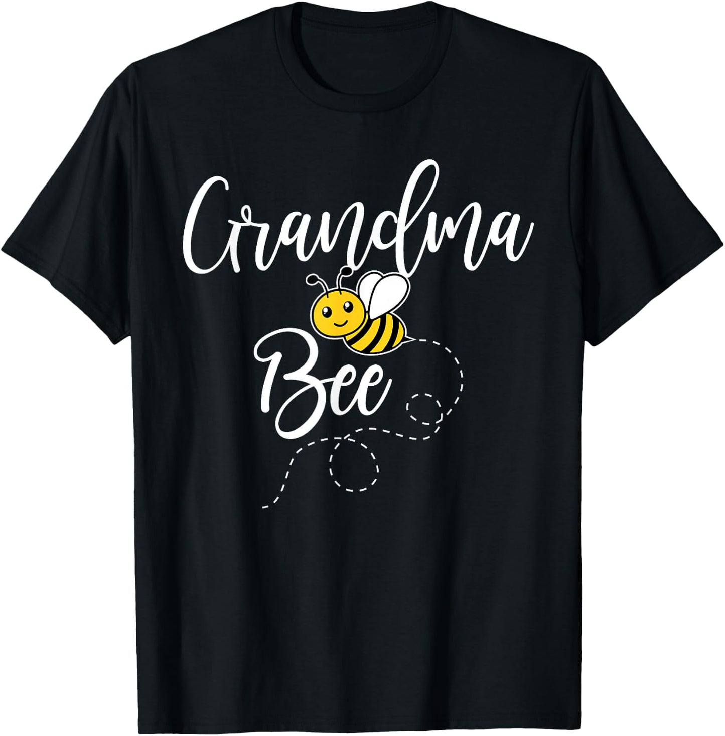 Grandma Of The Bee Day Girl Hive Family Matching Birthday T-Shirt - T-Shirt | Black