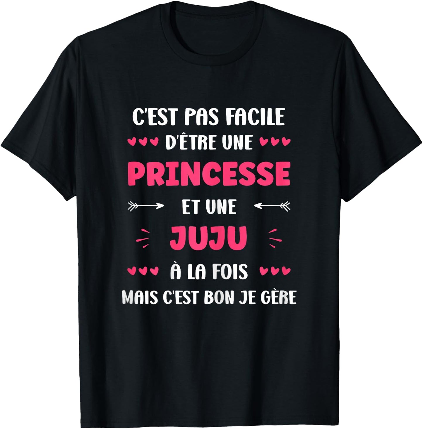 Princess Super Juju Girl Name Humor Juju T-Shirt - T-Shirt | Black