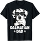 Dalmatian Dog Dad T-Shirt - T-Shirt | Black