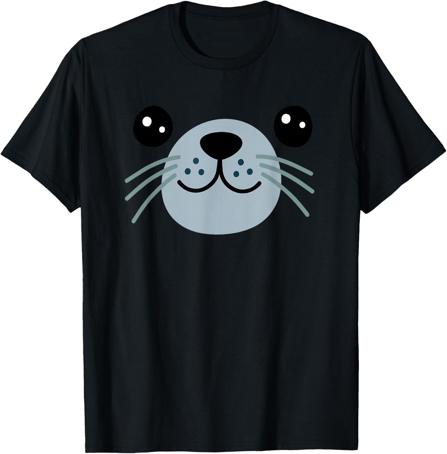 Seal Face Halloween Costume Group Kids Toddler Baby 5T 4T T-Shirt - T-Shirt | Black
