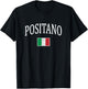 Positano Italy Italian Flag Italia Tourist Souvenir T-Shirt - T-Shirt | Black