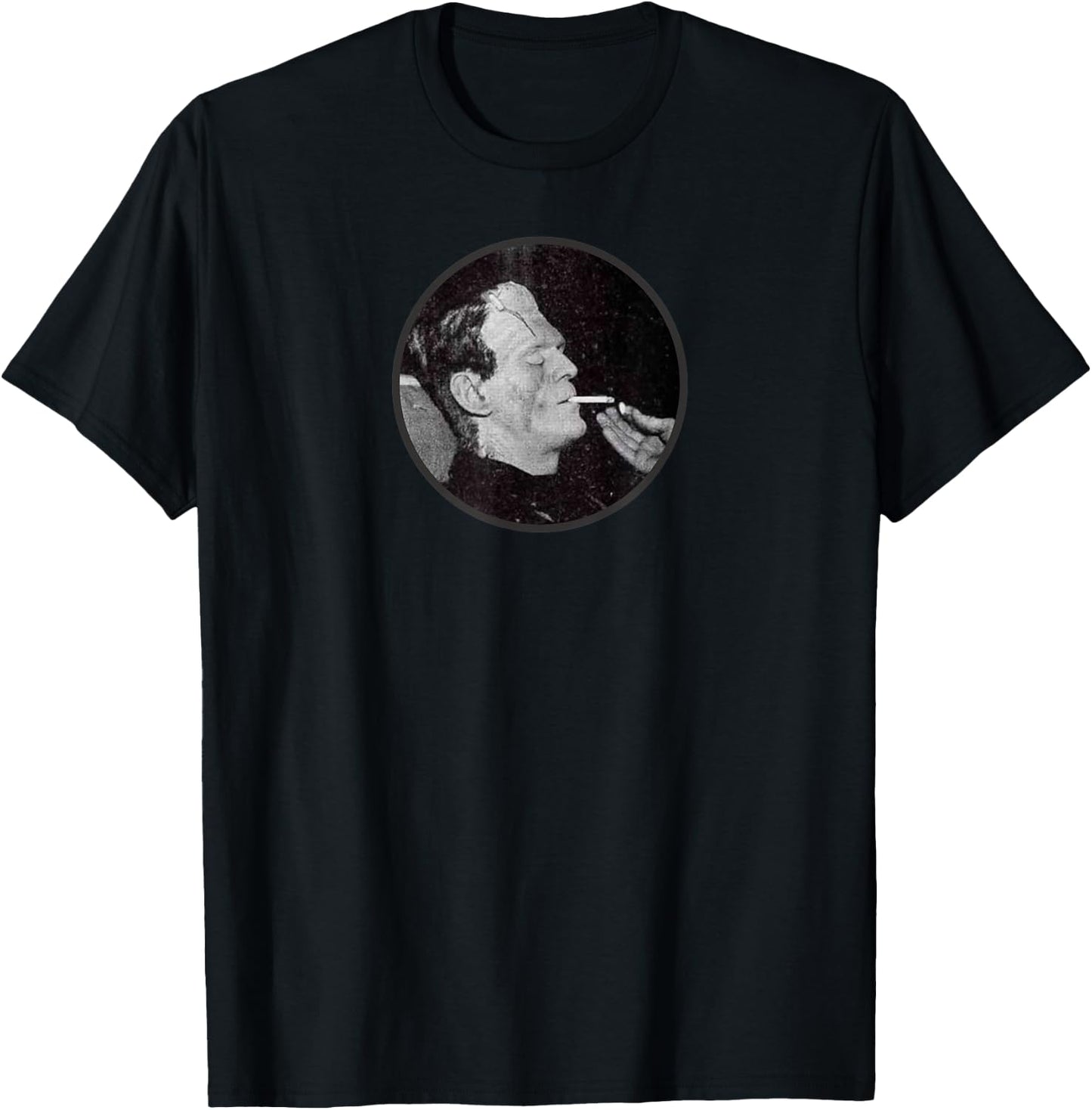 Classic Horror Movie Monsters-Vintage Frankenstein Monster T-Shirt - T-Shirt | Black