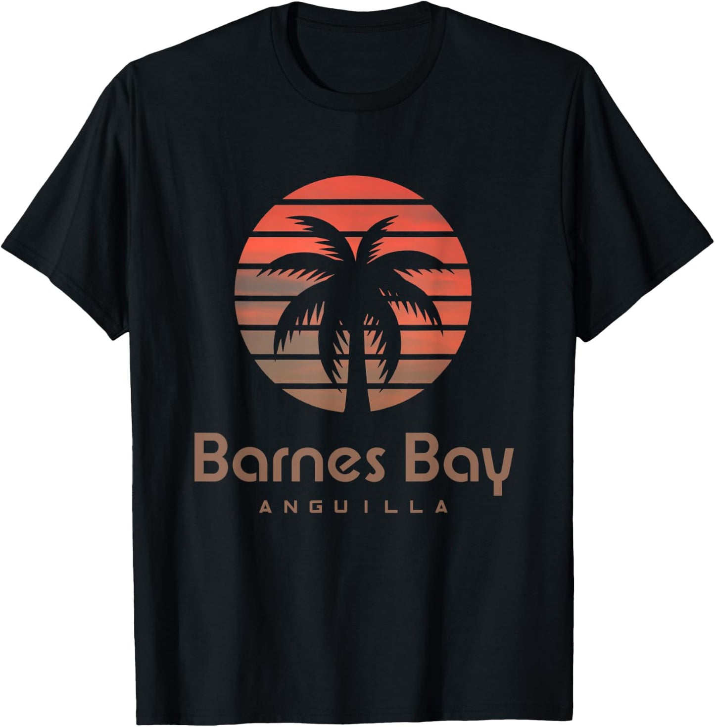 Anguilla Barnes Bay T-Shirt - T-Shirt | Black