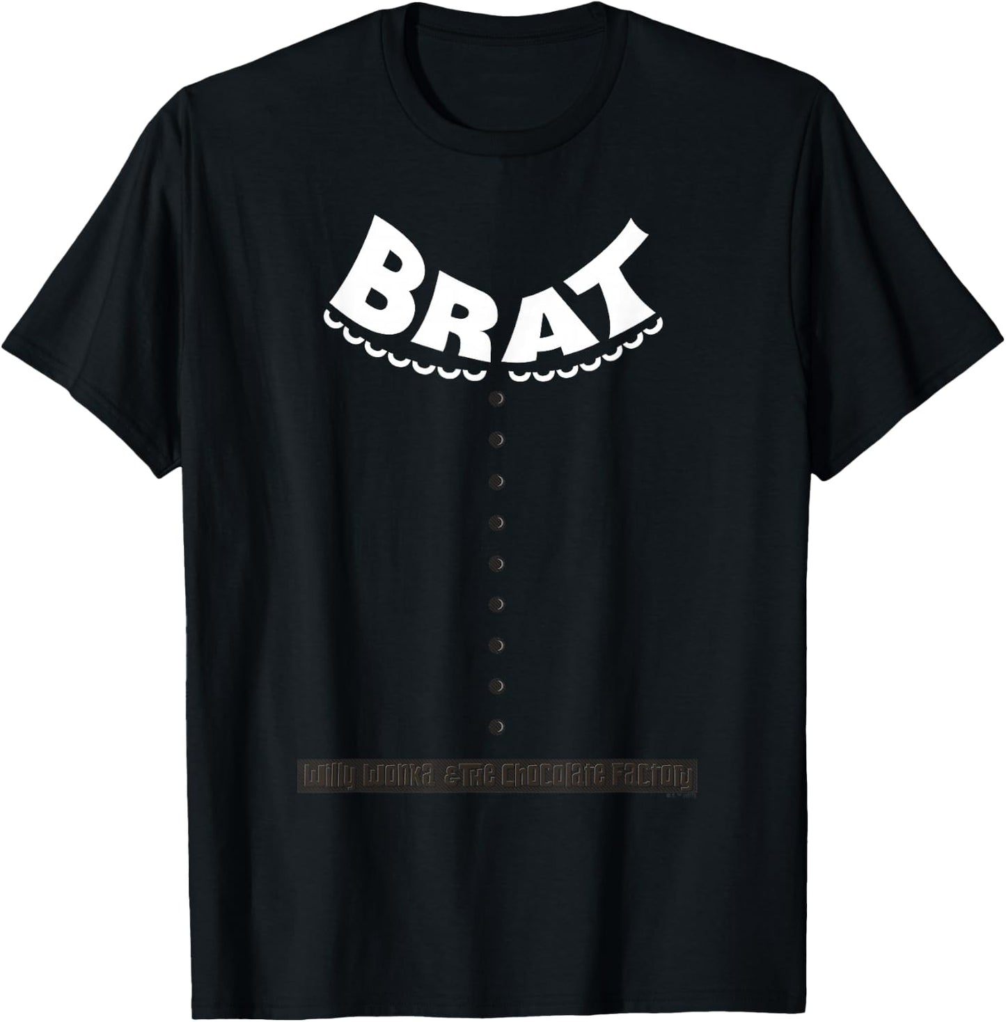 Willy Wonka And The Chocolate Factory Halloween Brat Costume T-Shirt - T-Shirt | Black