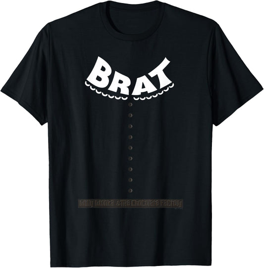 Willy Wonka And The Chocolate Factory Halloween Brat Costume T-Shirt - T-Shirt | Black